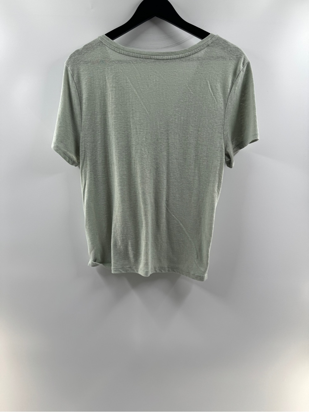 A New Day Seafoam Green Twist Knot Top Women's XL Linen Blend - Picture 6 of 8